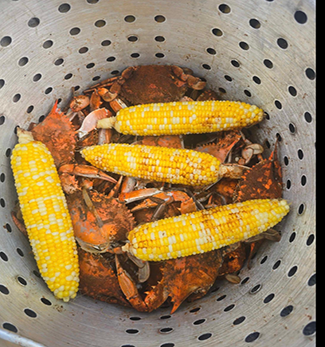 steamed crabs